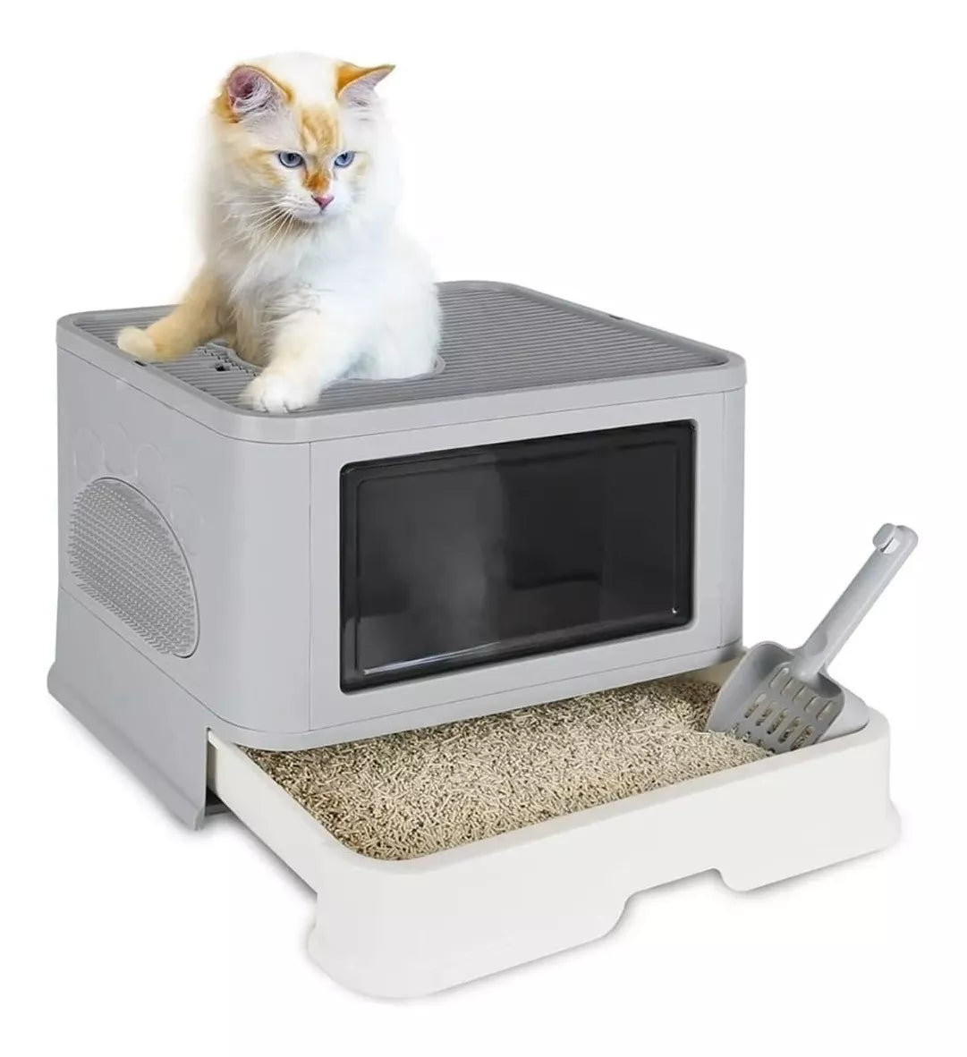 Arenero automatico gatos