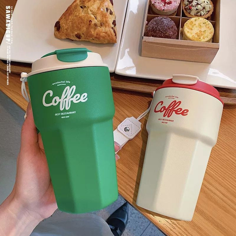 Taza de coffe acero inoxidable