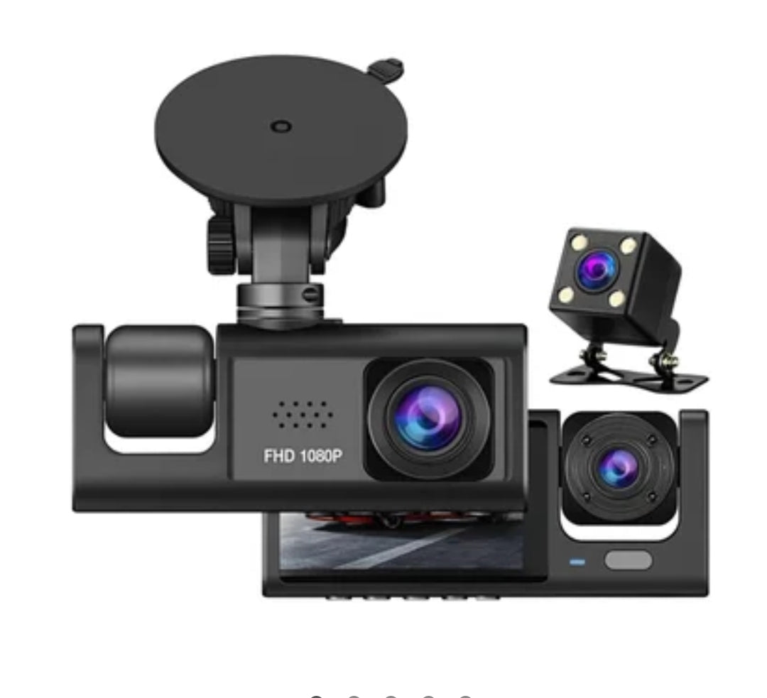 Camara dashcam 3 en 1