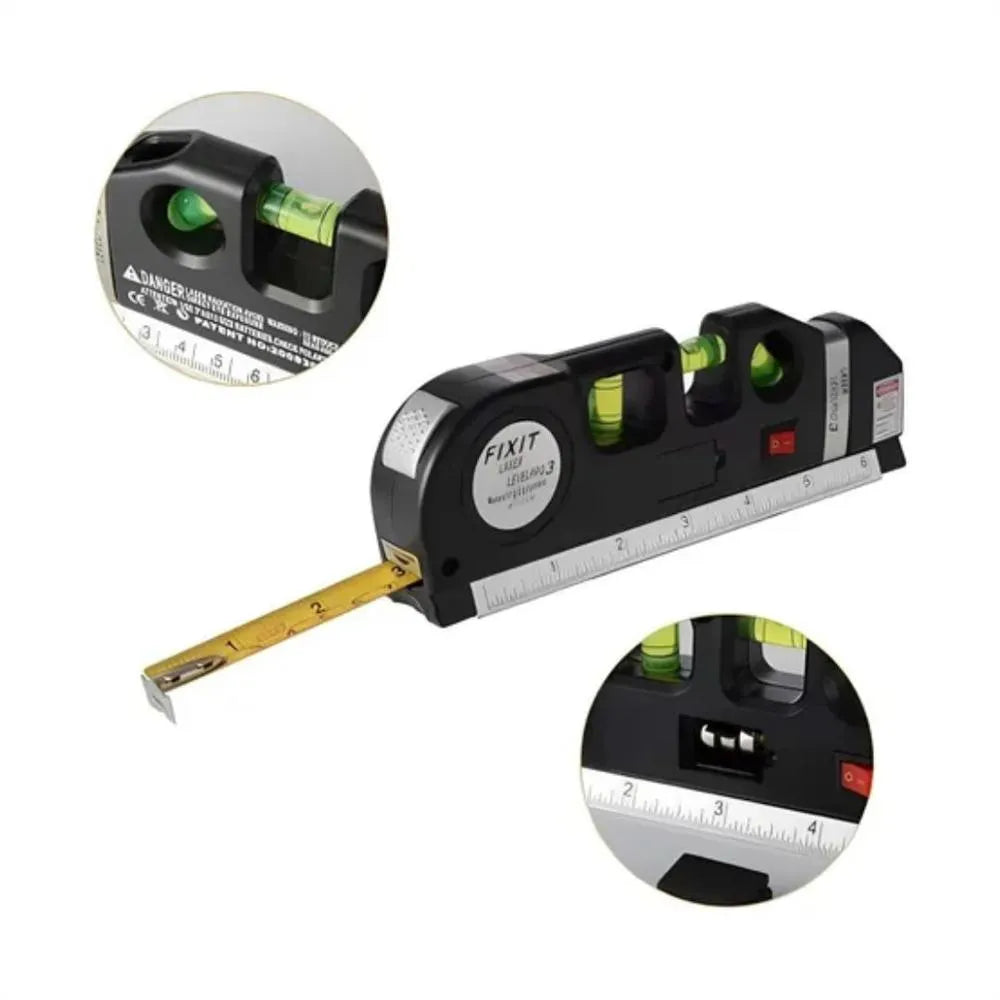Cinta metrica nivel laser mas flexometro